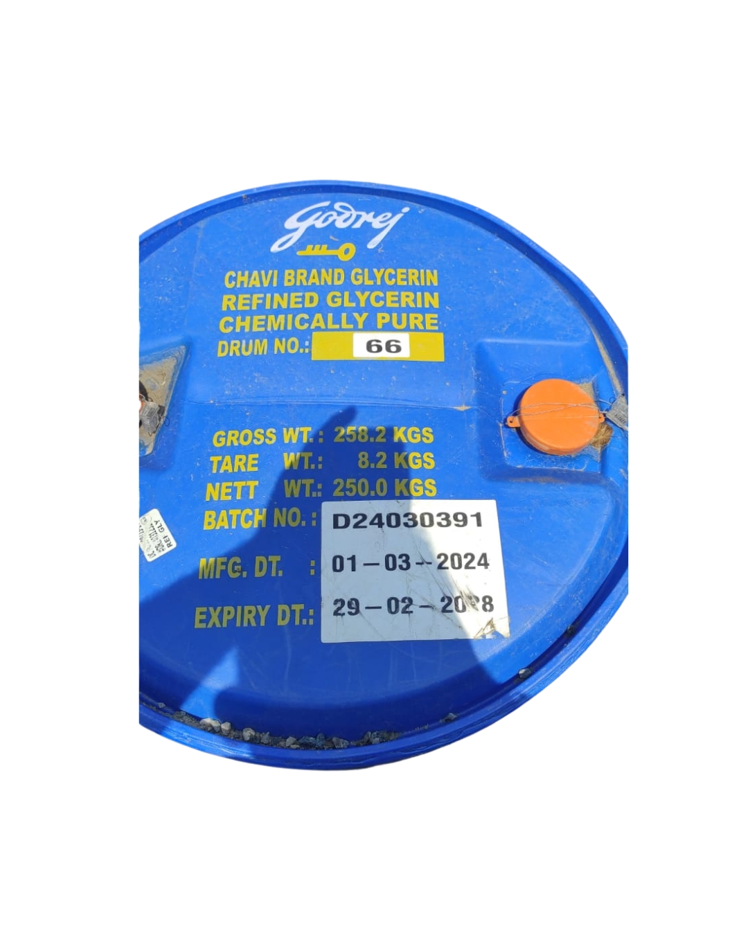 Godrej Glycerine Drum 250kg Manufacturers in Delhi
